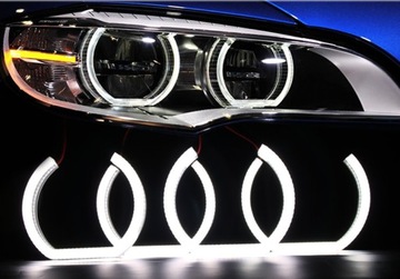 Ringi LED BMW E90 E92 2w1 Światła Dzienne podkowy