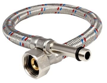 WĄŻ PRZYŁĄCZENIOWY 1/2'' DŁ.KONIEC M10x1 L-30cm HF