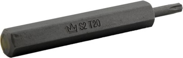 BIT KOŃCÓWKA 10MM TORX T20 x 75MM S2 SZEŚCIOKĄTNA