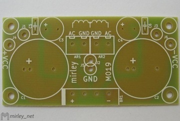 [MIRLEY][M019A] Zasilacz do wzmacniacza audio -PCB