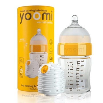 YOOMI Butelka ze smoczkiem i podgrzewaczem 240 ml