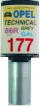 OPEL TECHNICAL GREY 177 GAL 86R LAKIER SAMOCHODOWY ZAPRAWKA DO RYS 10ML ARA