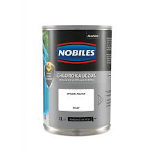 NOBILES CHLOROKAUCZUK BIAŁY 0,9l NA METAL I BETON