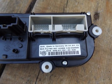 ПАНЕЛЬ КОНДИЦИОНЕРА VW SEAT WEBASTO 7N0907426BK