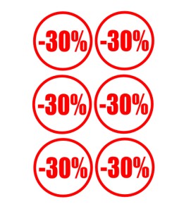 naklejki CYFRY -50% 14cm sale wyprzedaż litery