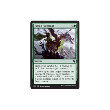 MTG 4x Nissa's Judgment (Uncommon)