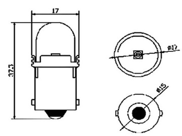 UHP Cree P21W R10W P5W ba15s Светодиодная лампа 12 В 24 В Y