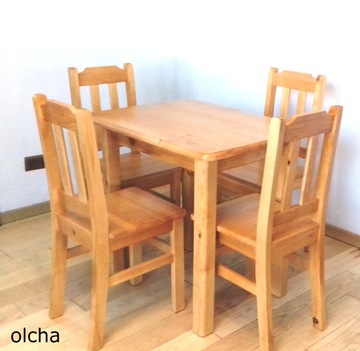 Деревянный стол SOLID KITCHEN TABLE 90x60 GREAT