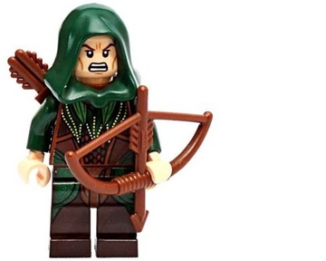 4You LEGO - HOBBIT ELF ŁUCZNIK + BROŃ lor078