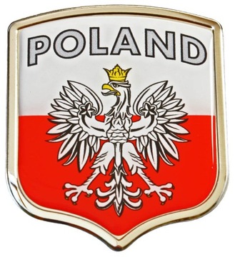 NAKLEJKI NAKLEJKA EMBLEMAT POLAND , GODŁO POLSKI