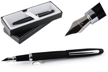 ПЕРЬЕВАЯ РУЧКА VFM ЧЕРНАЯ SHEAFFER + 15 БУТЫЛОК