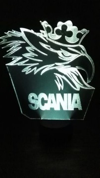 scania logo lampka led