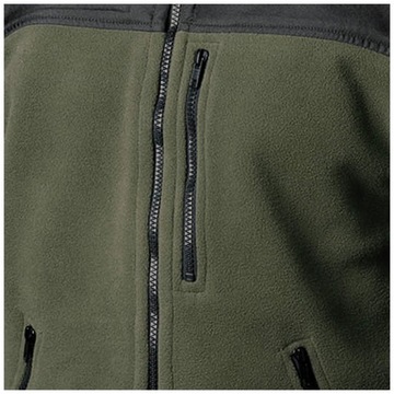 Bluza Męska Polar HELIKON CLASSIC ARMY Fleece Olive Green/Czarny S