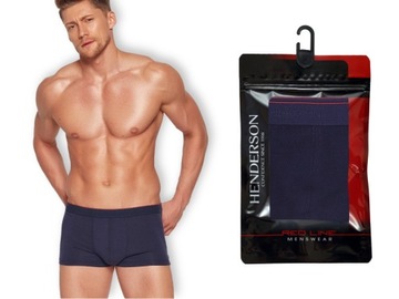 BOKSERKI MĘSKIE HENDERSON RED LINE bawełna r. XL
