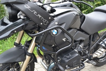 ВЕРХНЯЯ + НИЖНЯЯ защита BMW R 1200 GS, ЧЕРНЫЙ ГЛЯНЦЕВЫЙ