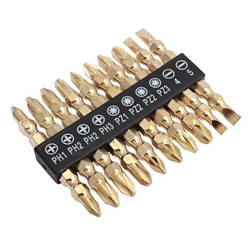 KOŃCÓWKA BIT, GROT KOMPLET 10SZT STAL S2 65MM