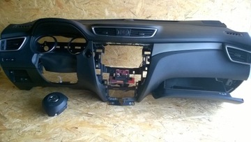 NISSAN QASHQAI J11 LIFT 18 DESKA ROZDZIELCZA KONSOLA AIRBAG ORYGINAŁ FV