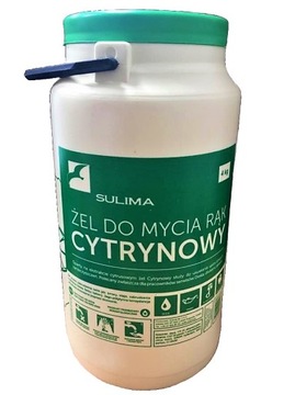 SULIMA ŻEL CYTRYNOWY PASTA DO MYCIA RĄK 4KG