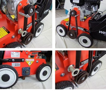 Скарификатор Weibang WB384RB Briggs 5HP PETROL GEAR