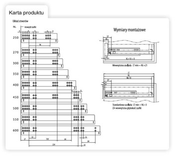 НАПРАВЛЯЮЩИЕ ДЛЯ ДЕРЕВЯННЫХ ЯЩИКОВ L500 CB20ST x10 КОМПЛЕКТ