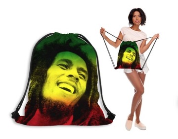 WOREK PLECAK NADRUK Nr 059 REGGAE BOB MARLEY PL