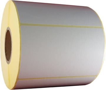 etykiety naklejki nalepki papierowe samoprzylepne stickersy 100/60mm czyste
