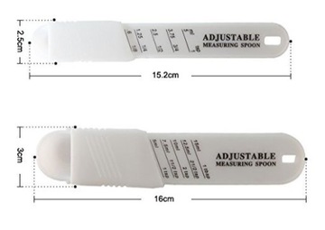 2 КУХОННЫЕ МЕРНЫЕ ЛОЖКИ РЕГУЛИРУЕМЫЕ МЕРКИ