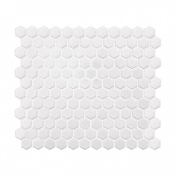 Mozaika DUNIN MOZAIKI MINI HEXAGON WHITE