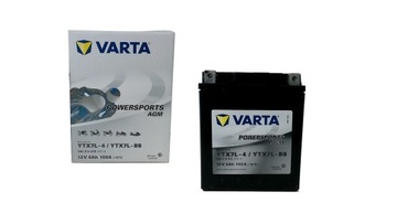 АККУМУЛЯТОР 6AH/1000A 12V P+ / МОТОЦИКЛЫ VARTA