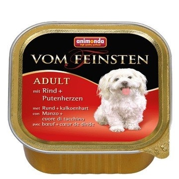 ANIMONDA VOM FEINSTEN 12x150g wołowina serca indyk
