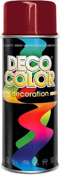 DECO COLOR FARBA LAKIER RAL 3004 SPRAY 400ml