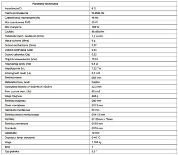 Сабвуфер - Monacor SPH-130AL