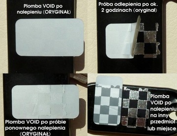 НАКЛЕЙКИ ДЛЯ УПЛОТНЕНИЙ VOID SILVER MATTE 25x15 Хит цена/FV