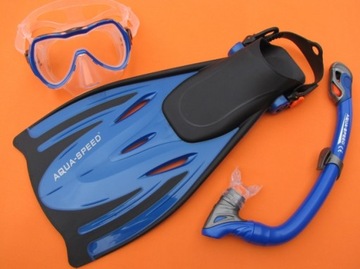 ABC Junior SET MASK Snorkel FINS regul 27/31