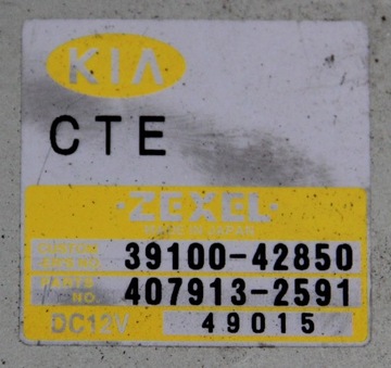 KIA PREGIO JEDNOTKA ŘÍZENÍ 39100-42850