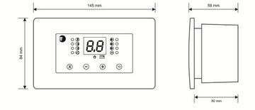 КОНТРОЛЛЕР КАМИНА EUROSTER 11K - насосы центрального отопления ГВС