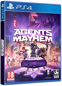 AGENTS OF MAYHEM + DLC D1 PL PS4 NOWA FOLIA POLSKA