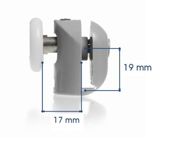 Ролики Ролик для душевой кабины, верхнее колесо, подшипник 25 мм