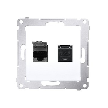 Kontakt Simon 54 GNIAZDO komp. RJ45 x2 podw 22159