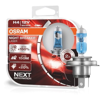 Лазерные лампы OSRAM H4 Night Breaker 150% Далее