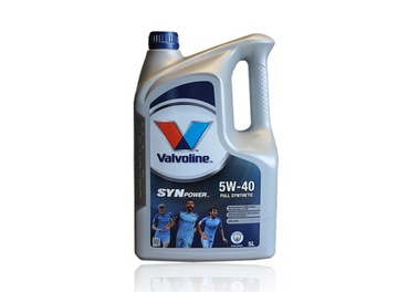 VALVOLINE SYNPOWER 5W40 5L - dostawy Śląsk GRATIS