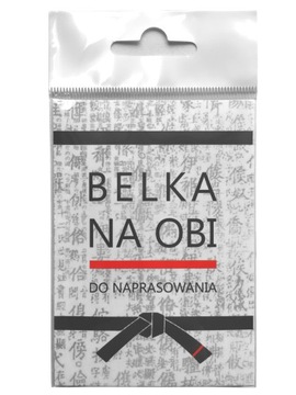 BELKA PAGON NA PAS DO KIMONA karate CZERWONA 2szt.