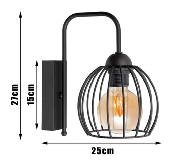 LOFT EDISON DRUCIAK РЕТРО ОДНИЙ НАСТЕННЫЙ ЭКРАН