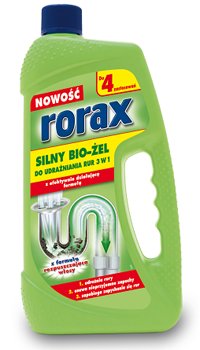 RORAX UDRAŻNIACZ DO RUR BIO ŻEL 1L