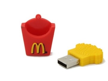 USB-накопитель 32 ГБ ЖЕЛТЫЙ КАРТОФЕЛЬ MC DONALD'S WYS24H