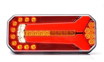 LAMPA TYLNA ZESPOLONA 12/24V LED DIODA WAŚ W150DD