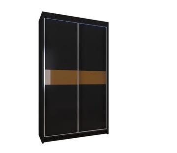 SZAFA PRZESUWNA 120 sonoma wenge biała czarna T120