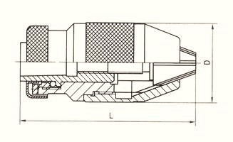 Патрон для сверла B16 1-16мм + хвостовик МК4