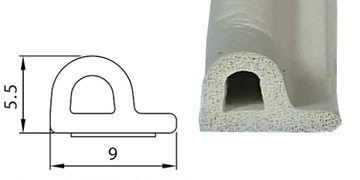 Самоклеящиеся уплотнители для ворот, окон, дверей П