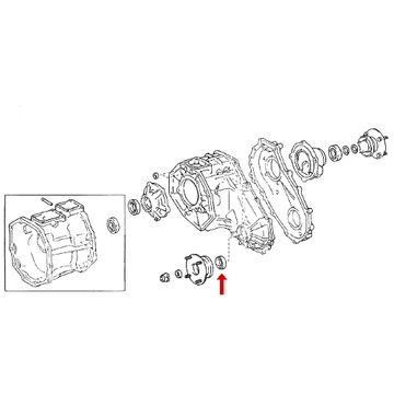 Сальник редуктора HILUX KUN LAND CRUISER OE